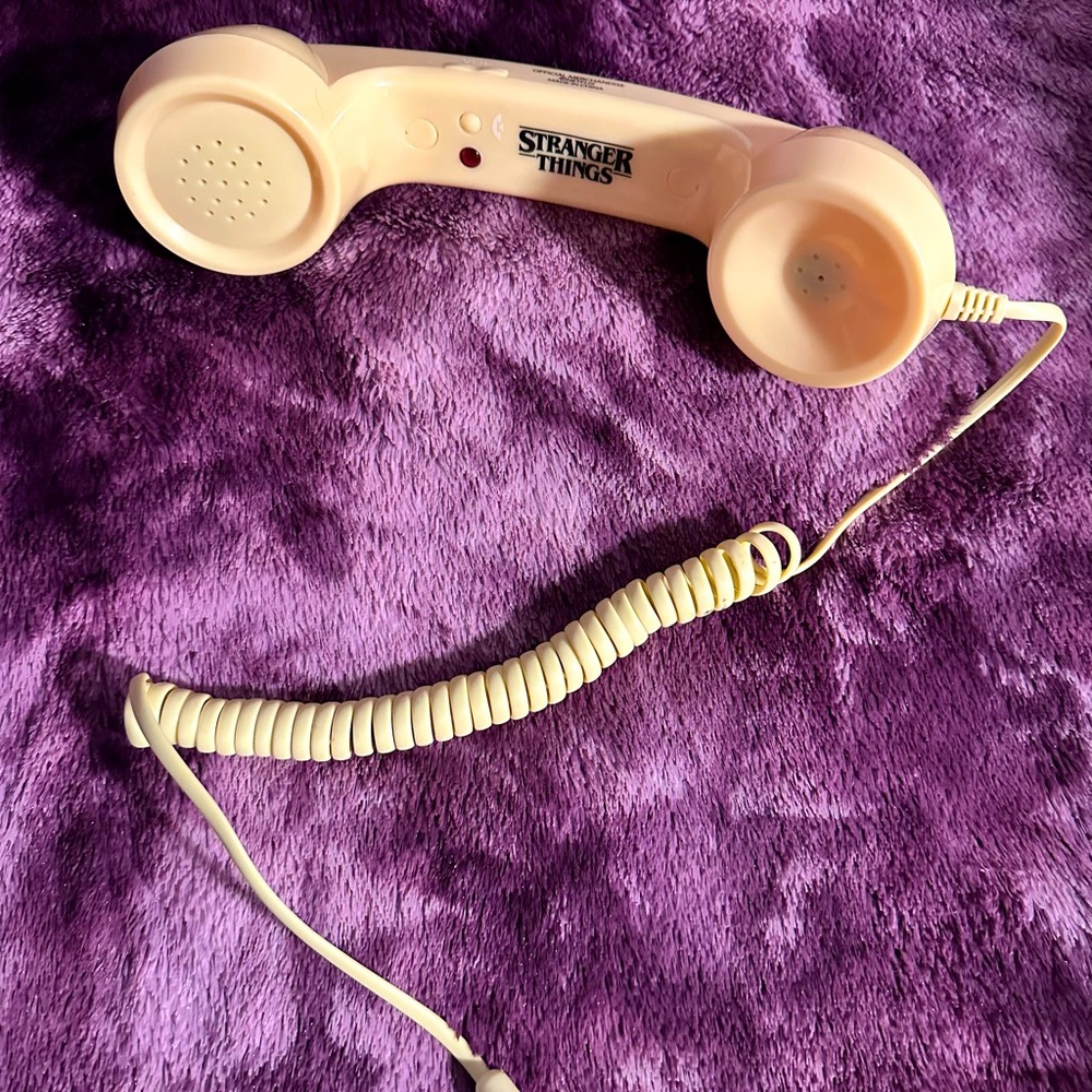 Netflix Stranger Things Corded Phone with Headphone Jack